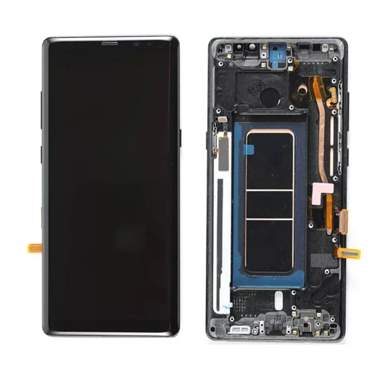 Για το Samsung Galaxy Note 8 LCD OLED Display Displitizer Screpitizer με πλαίσιο