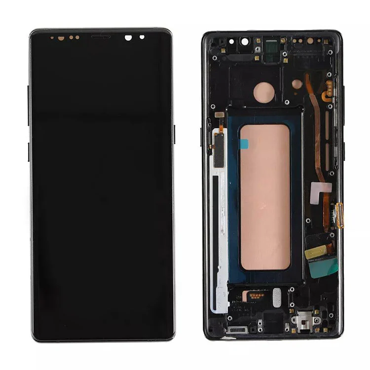 Για το Samsung Galaxy Note 8 LCD OLED Display Displitizer Screpitizer με πλαίσιο