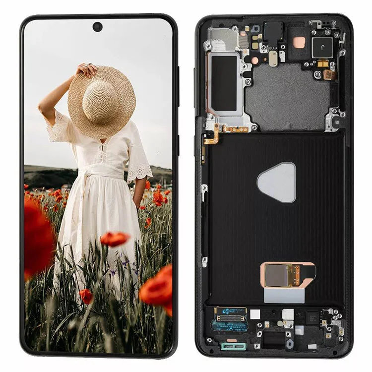 Για το Samsung Galaxy S21 Plus Αντικατάσταση οθόνης αφής οθόνης LCD