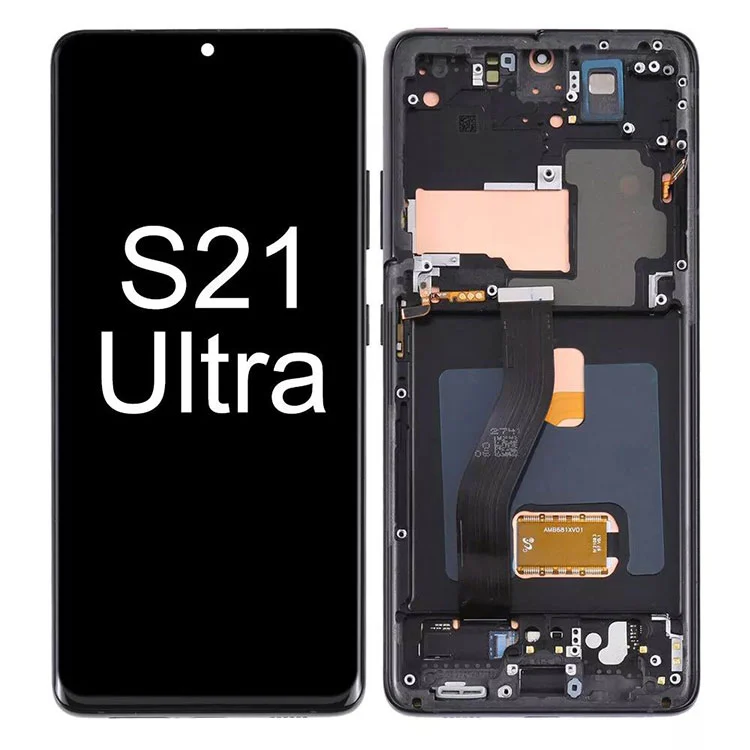 Για το Samsung Galaxy S21 Ultra LCD οθόνη οθόνης αφής