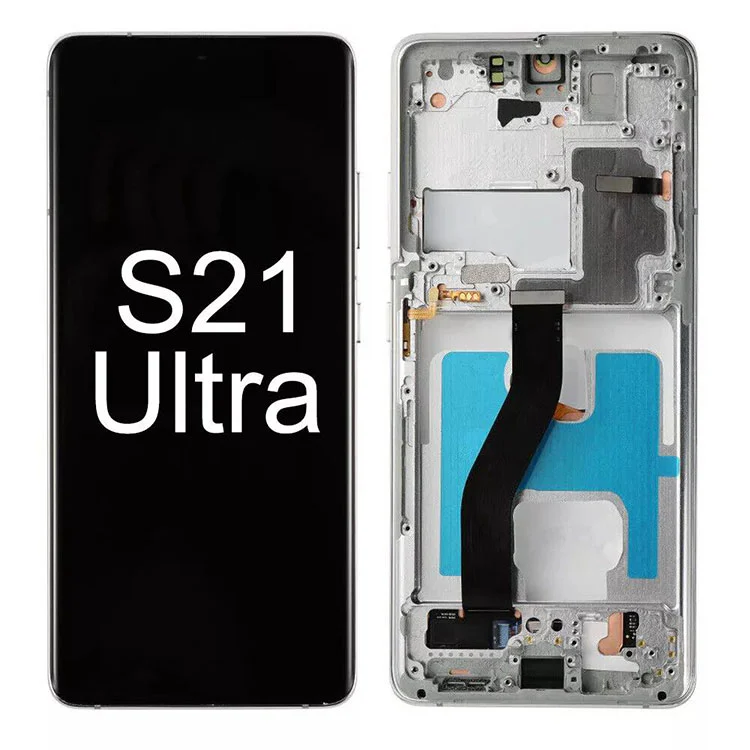 Για το Samsung Galaxy S21 Ultra LCD οθόνη οθόνης αφής